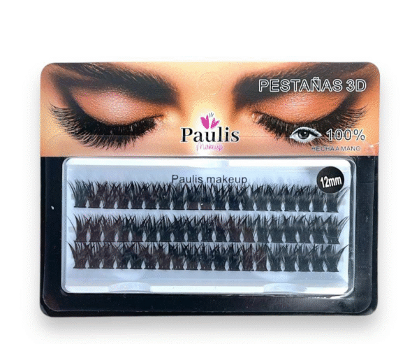 Pestañas Postizas Individuales 3D Paulis - Efecto Volumen Ruso
