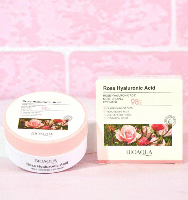 Parches de Colágeno con Extracto de Rosas y Ácido Hialurónico