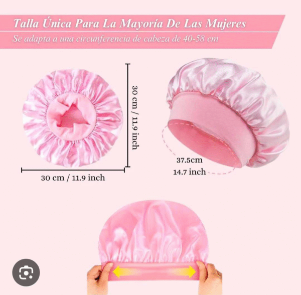 Gorro de Satín para Dormir