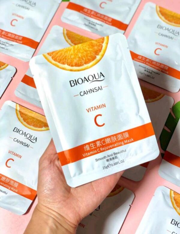 Mascarilla en Velo Vitamina C