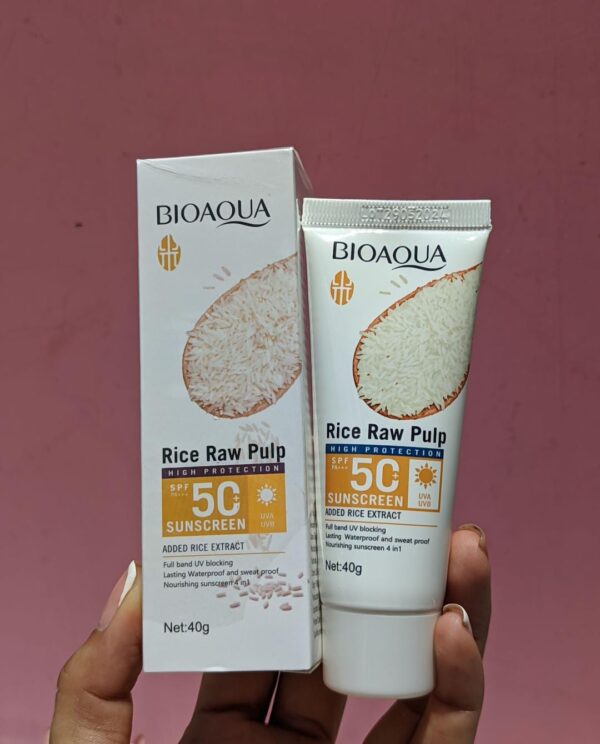 Protector Solar de Arroz SPF